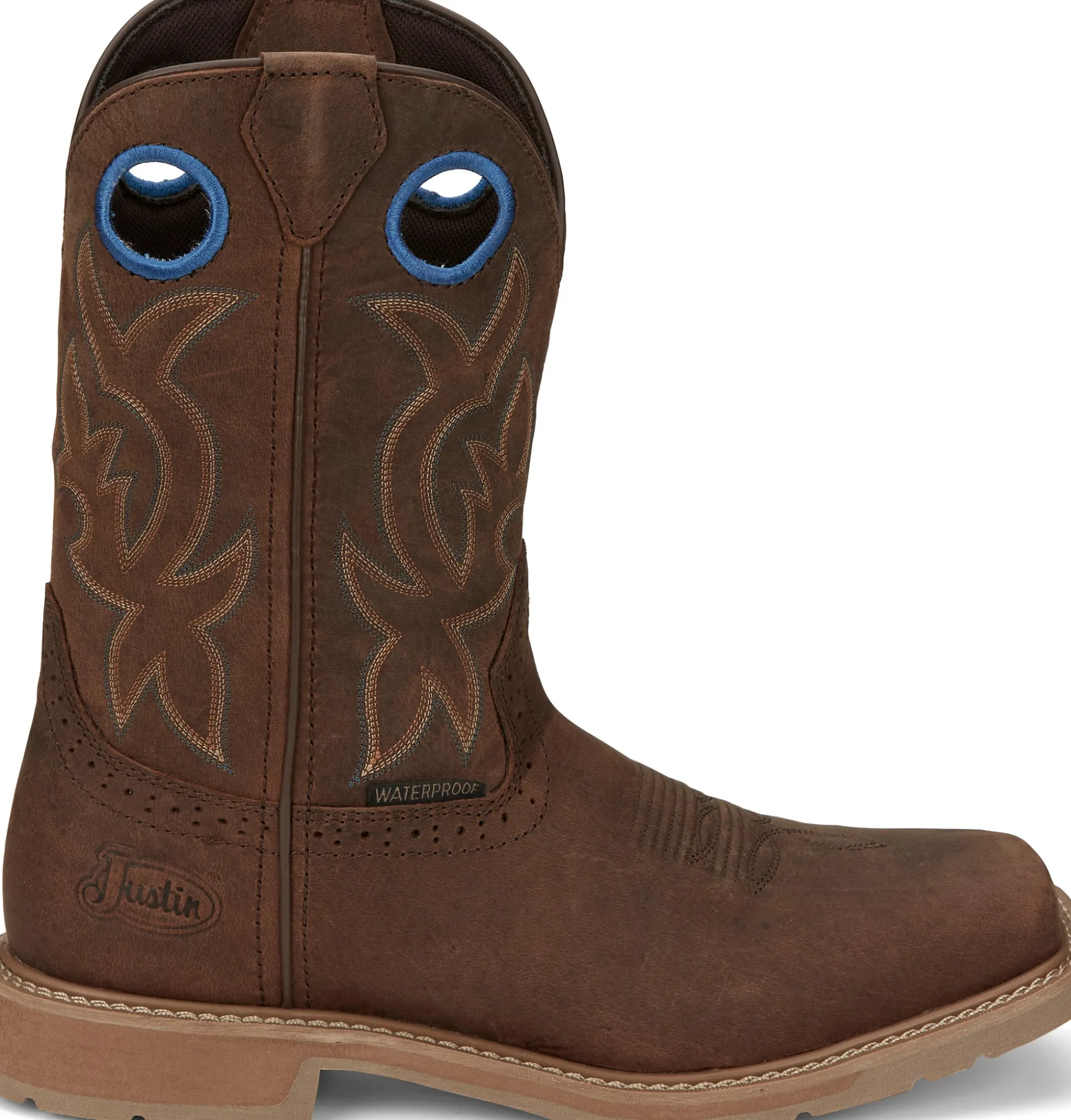Justin Boots All Around 11" Waterproof Walnut Online