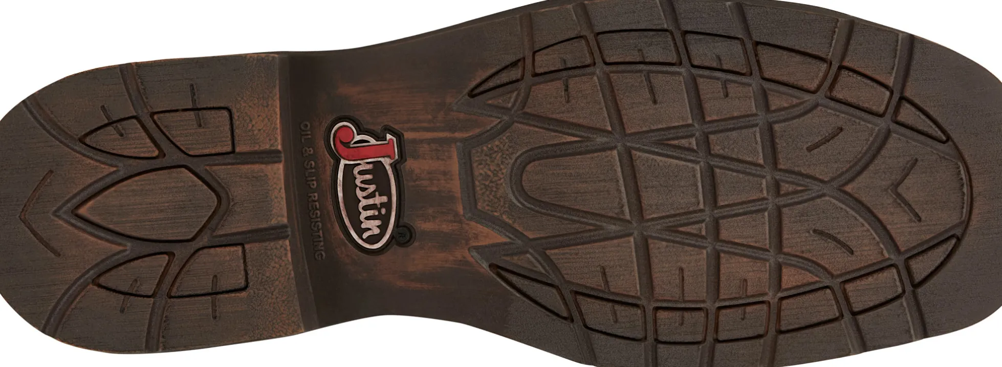 Justin Boots Amarillo 11" Steel Toe Aged Brown