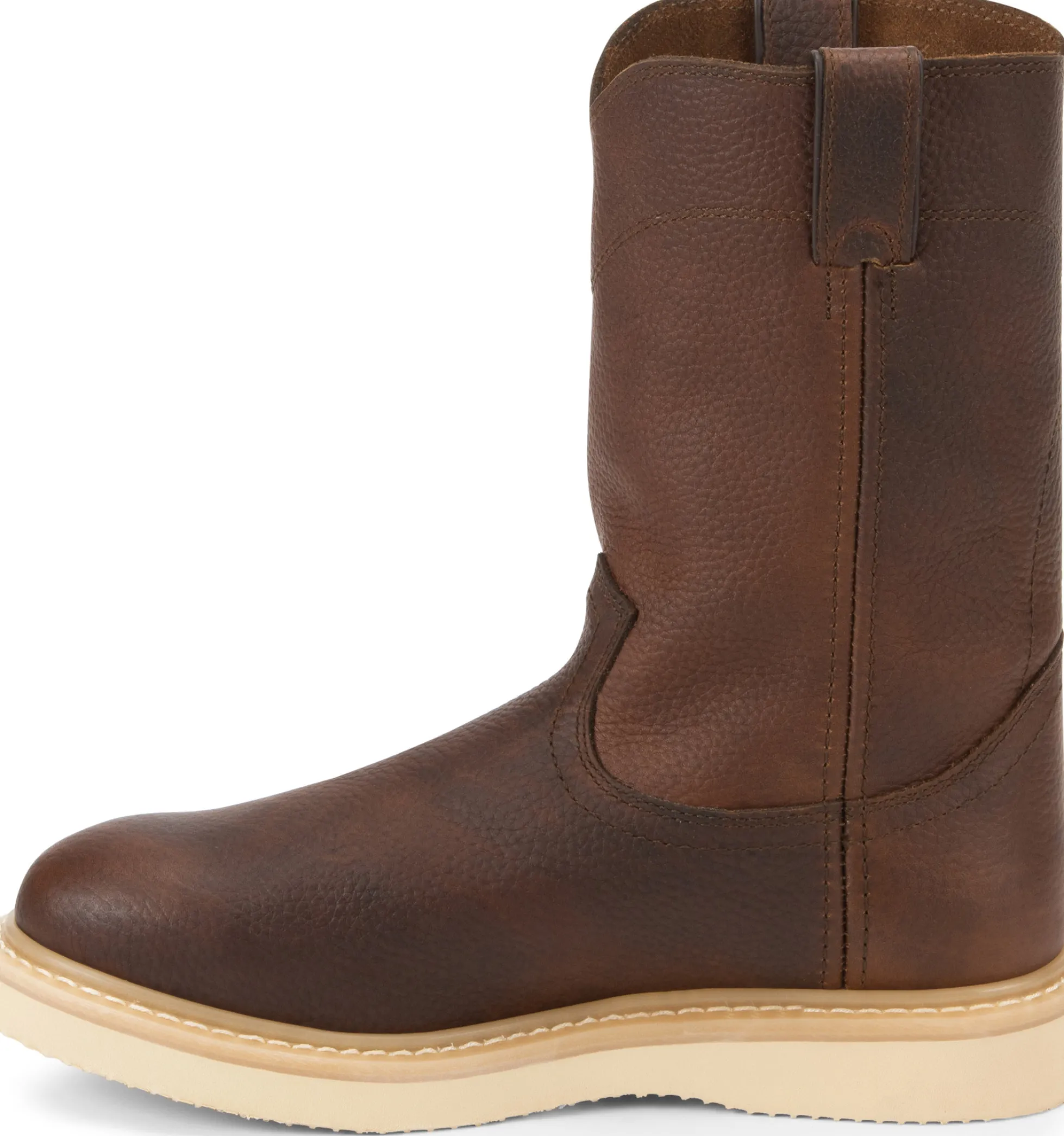 Justin Boots Axe 10" Wedge Light Brown Clearance