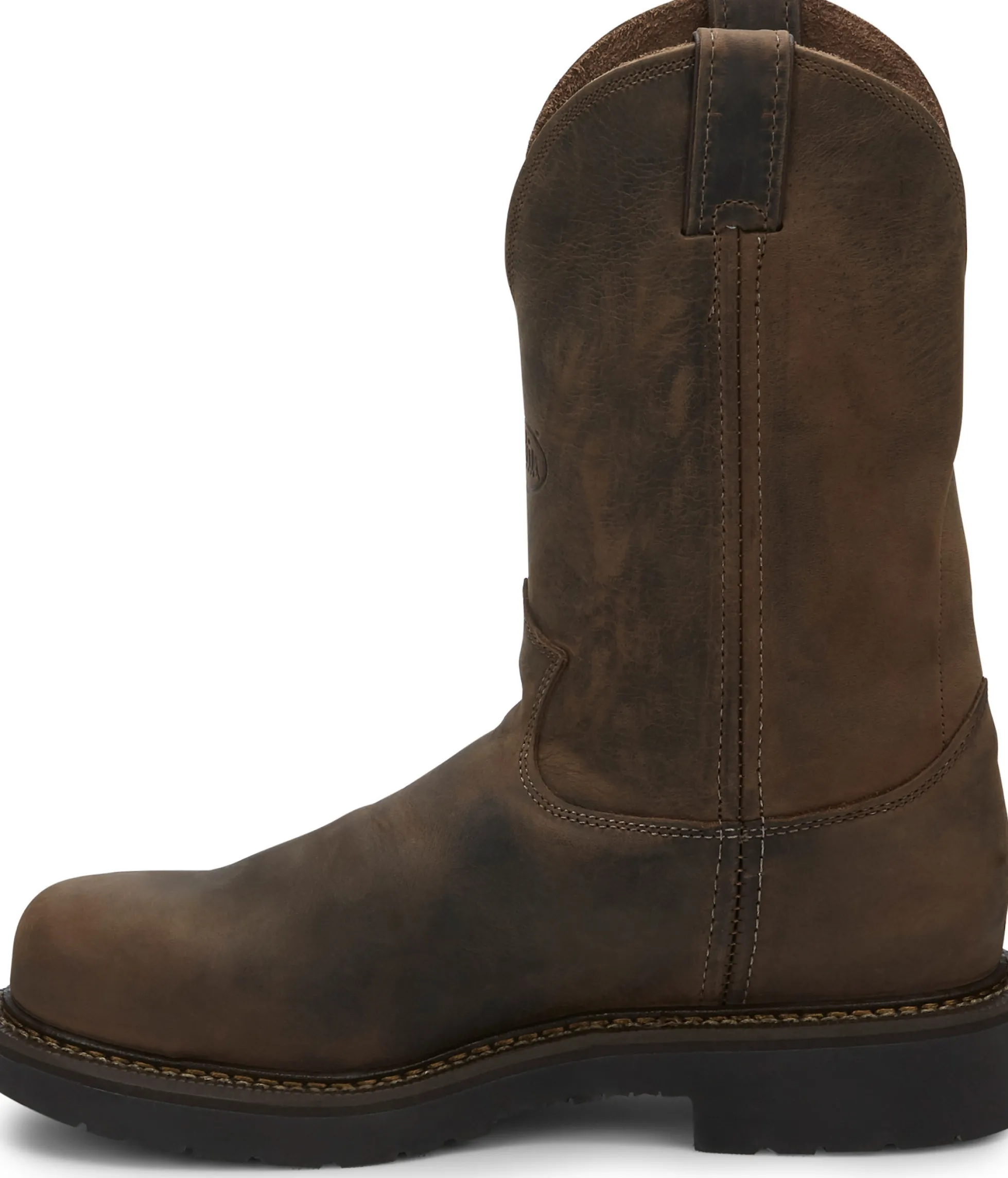 Justin Boots Balusters 11" Steel Toe Bay Gaucho Discount