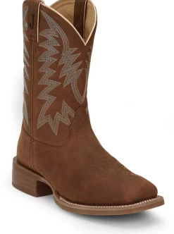 Justin Boots Big Bucks 11" Western Pecan Sale