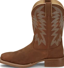 Justin Boots Big Bucks 11" Western Pecan Sale