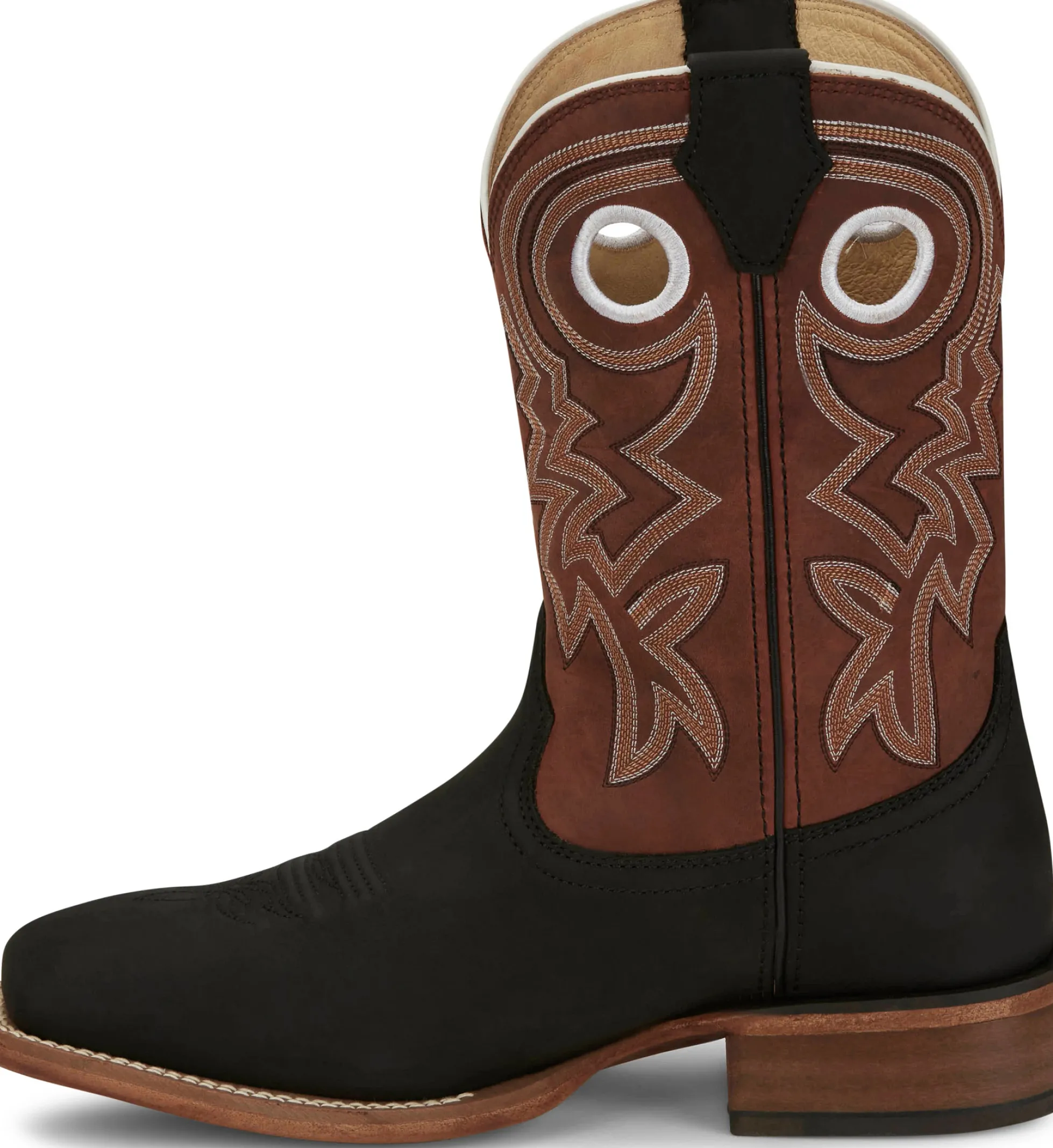 Justin Boots Big News 11" Western Black Hot