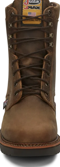 Justin Boots Blueprint 8" Work Tan Gaucho Discount