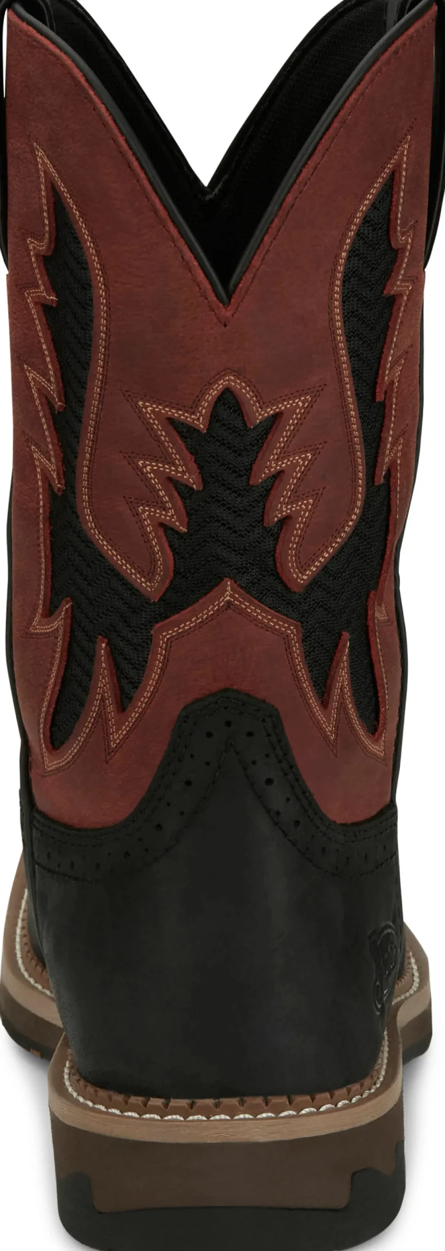 Justin Boots Bolt 11" Comp Toe Coal Black Outlet