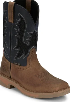 Justin Boots Bolt 11" Comp Toe Peanut Tan Clearance
