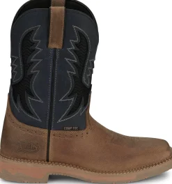 Justin Boots Bolt 11" Comp Toe Peanut Tan Clearance