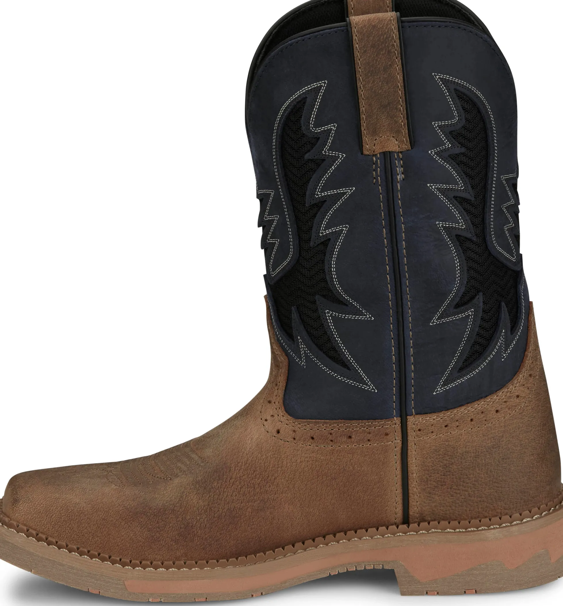 Justin Boots Bolt 11" Comp Toe Peanut Tan Clearance