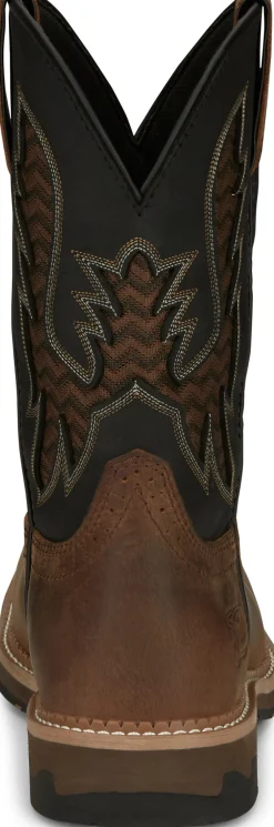 Justin Boots Bolt 11" Nano Comp Toe Pecan New