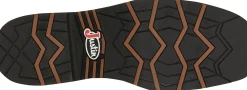 Justin Boots Bolt 11" Nano Comp Toe Pecan New
