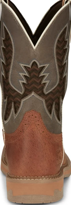 Justin Boots Bolt 11" Nano Comp Toe Redwood Discount