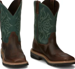 Justin Boots Bolt 11" Waterproof Hickory Clearance