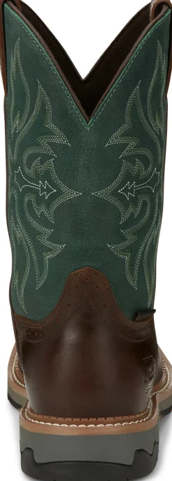 Justin Boots Bolt 11" Waterproof Hickory Clearance