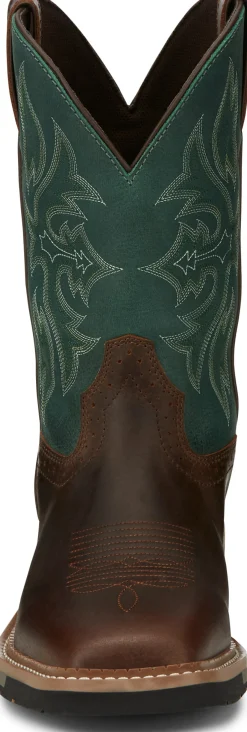 Justin Boots Bolt 11" Waterproof Hickory Clearance