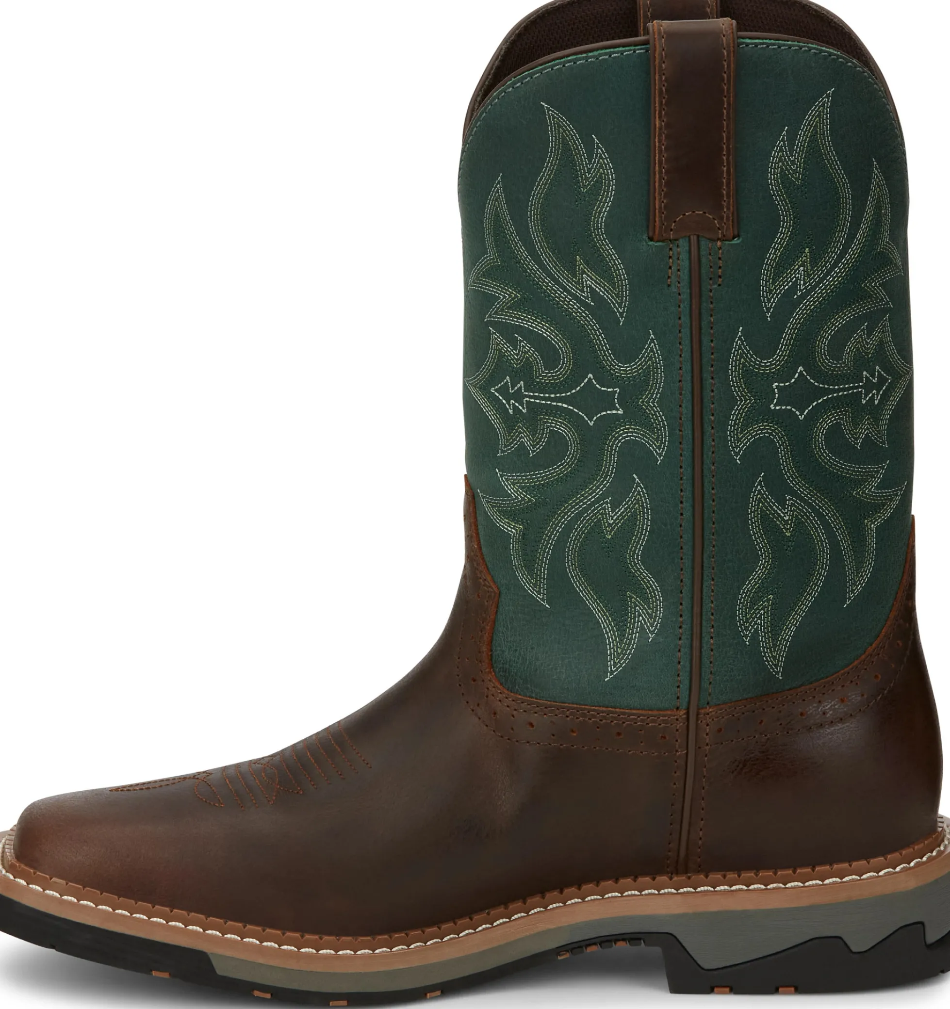 Justin Boots Bolt 11" Waterproof Hickory Clearance