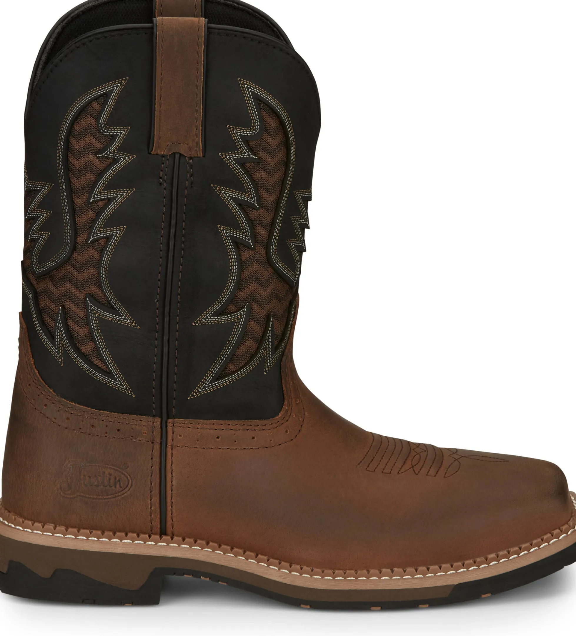 Justin Boots Bolt 11" Work Pecan