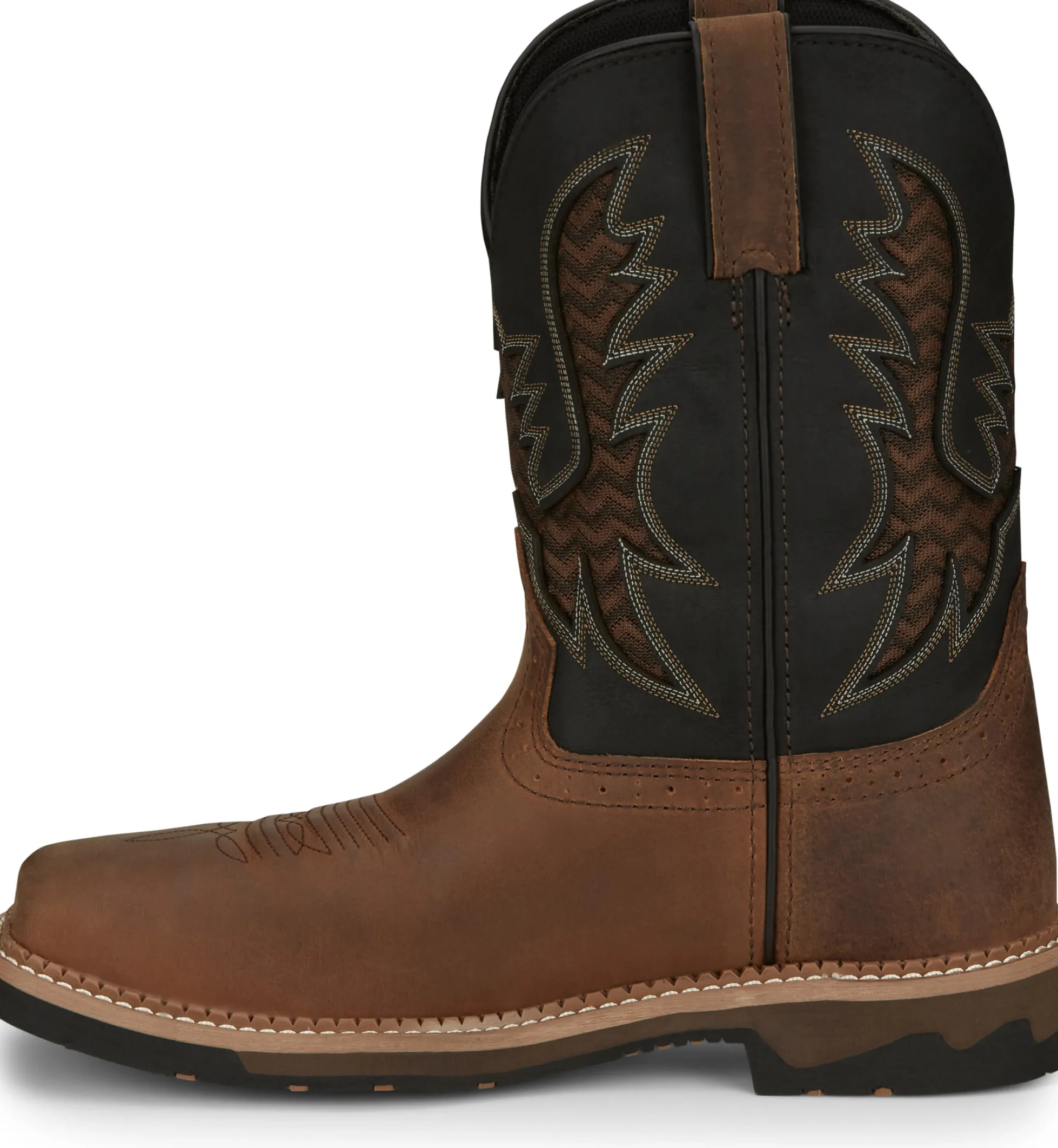 Justin Boots Bolt 11" Work Pecan