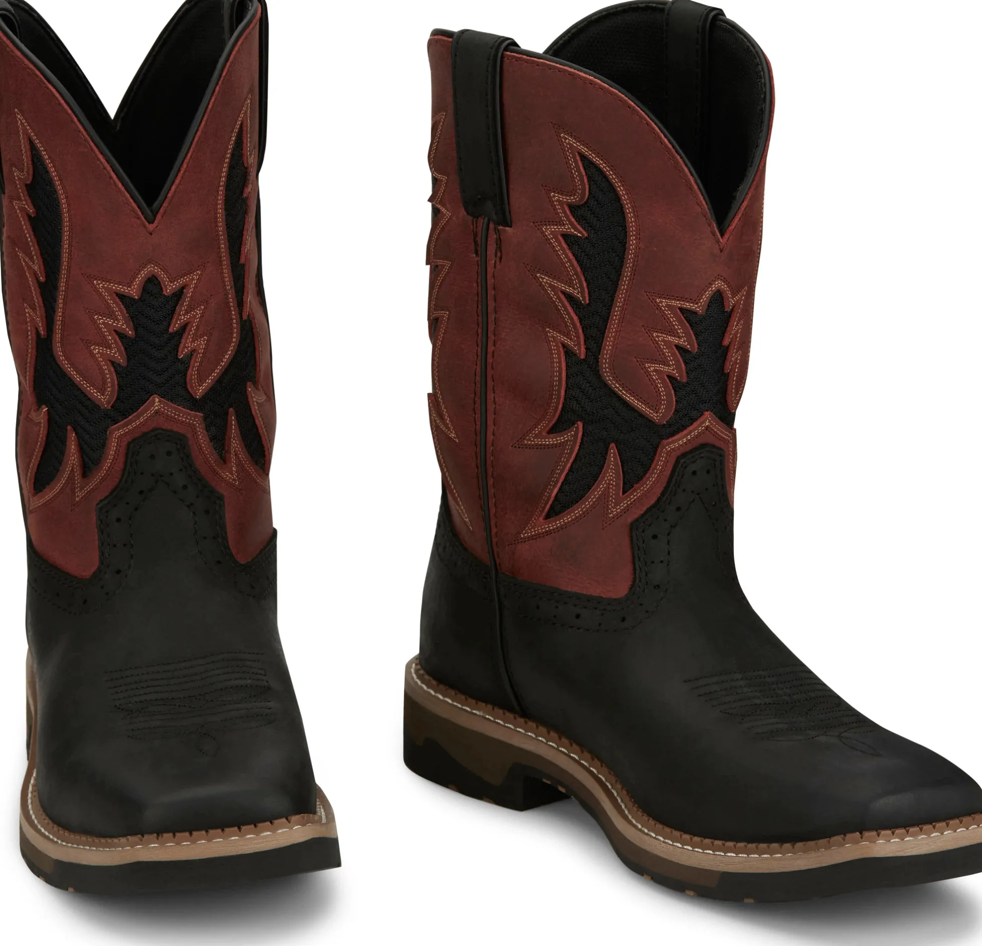 Justin Boots Bolt 11" Work Coal Black Sale