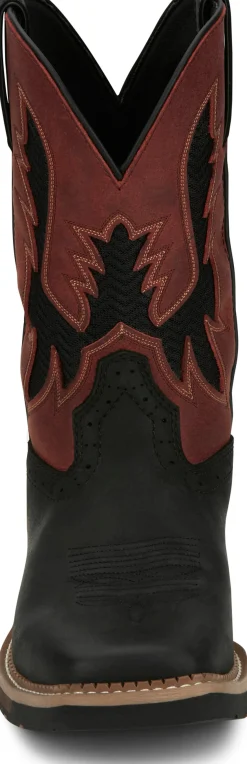 Justin Boots Bolt 11" Work Coal Black Sale