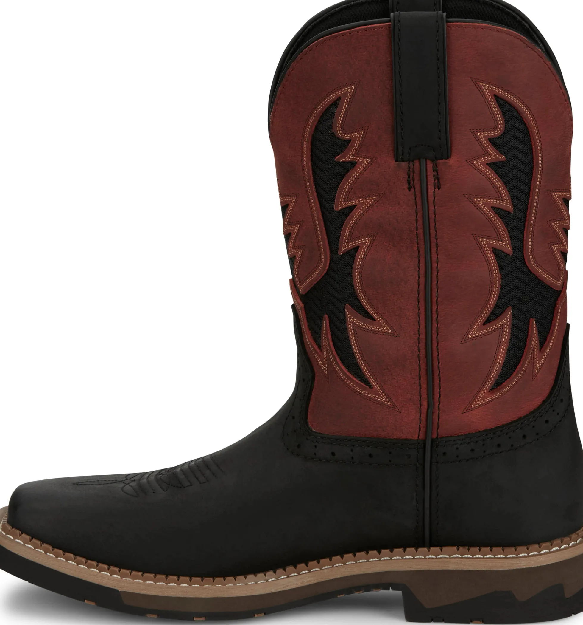 Justin Boots Bolt 11" Work Coal Black Sale