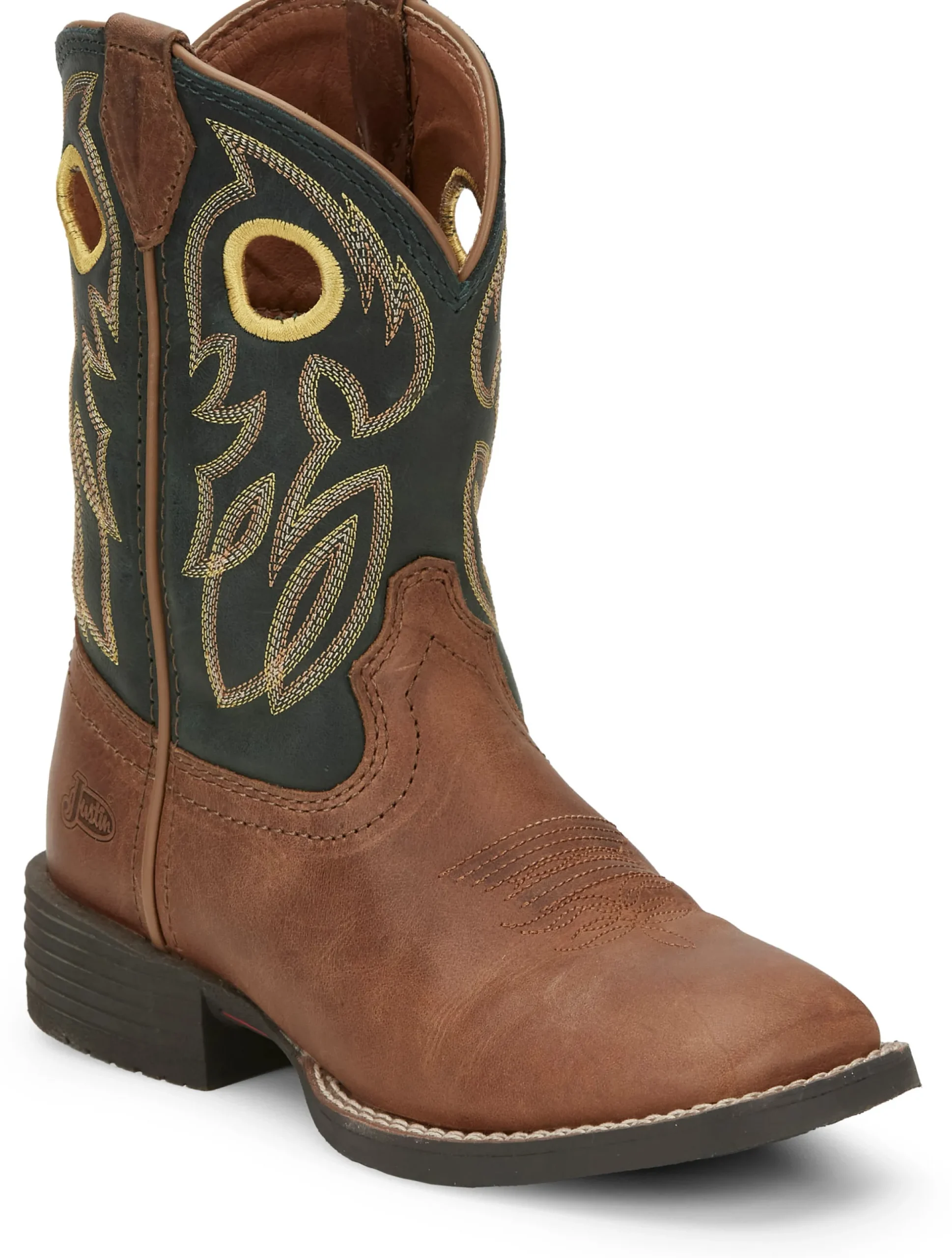 Justin Boots Bowline Kids Western Boot Brown Best