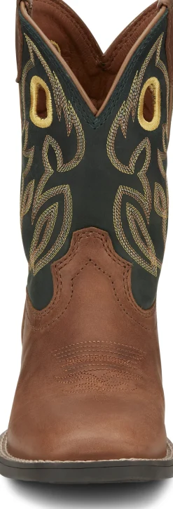 Justin Boots Bowline Kids Western Boot Brown Best