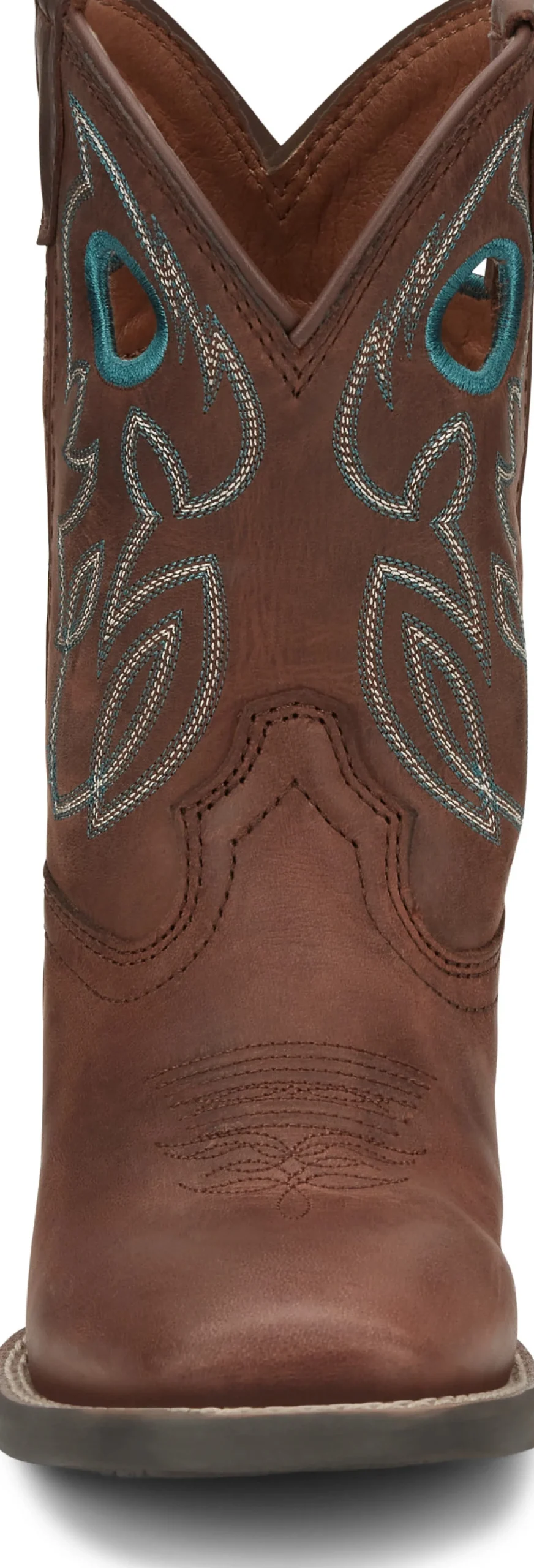 Justin Boots Bowline Kids Western Boot Chestnut New