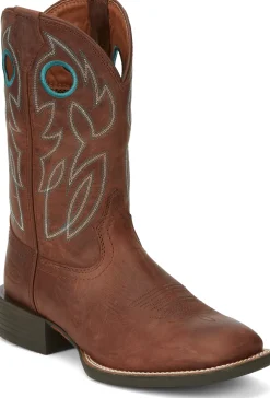 Justin Boots Bowline 11" Western Brandy New