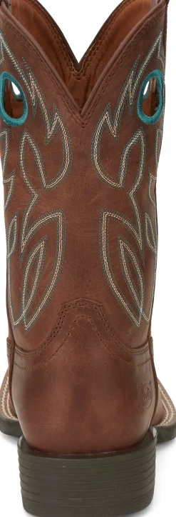 Justin Boots Bowline 11" Western Brandy New