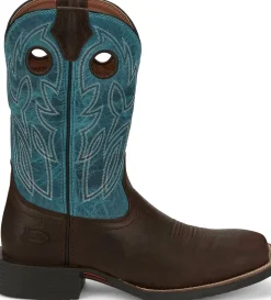 Justin Boots Bowline 11" Western Chocolate Apache Sale
