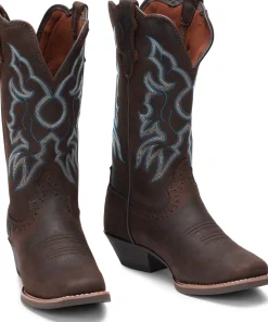 Justin Boots Brandy Dark Brown Outlet