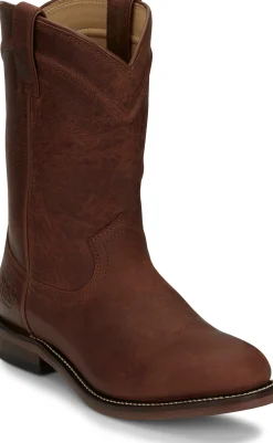 Justin Boots Braswell 10" Roper Brown Hot