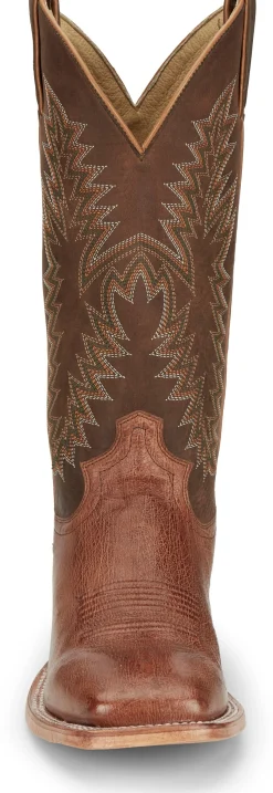 Justin Boots Breck 13” Smooth Ostrich Cognac Vintage Online