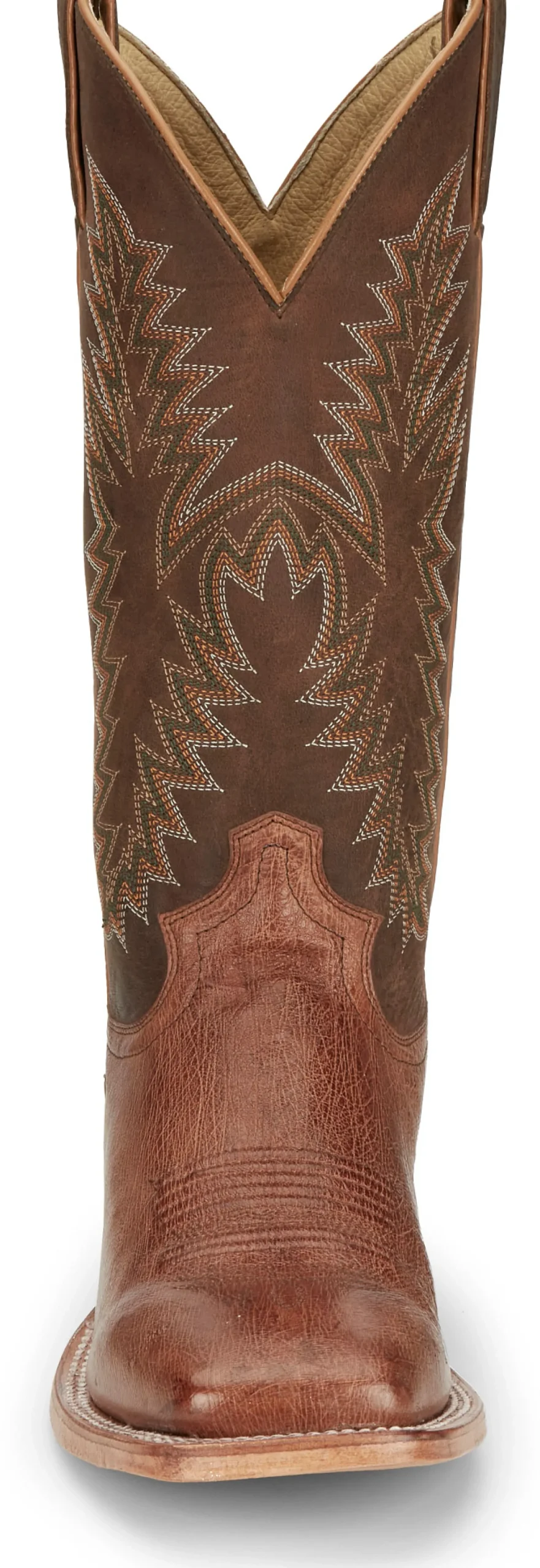 Justin Boots Breck 13” Smooth Ostrich Cognac Vintage Online