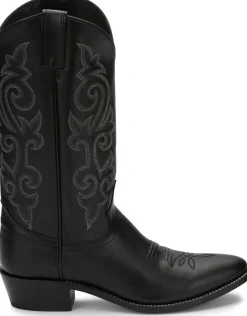 Justin Boots Buck 13" Western Black Outlet
