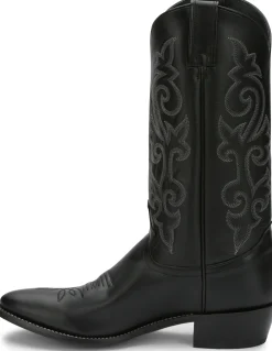 Justin Boots Buck 13" Western Black Outlet