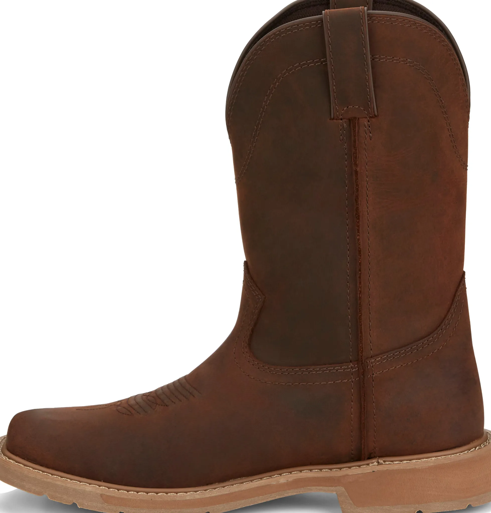 Justin Boots Buster II 11" Work Pecan Outlet