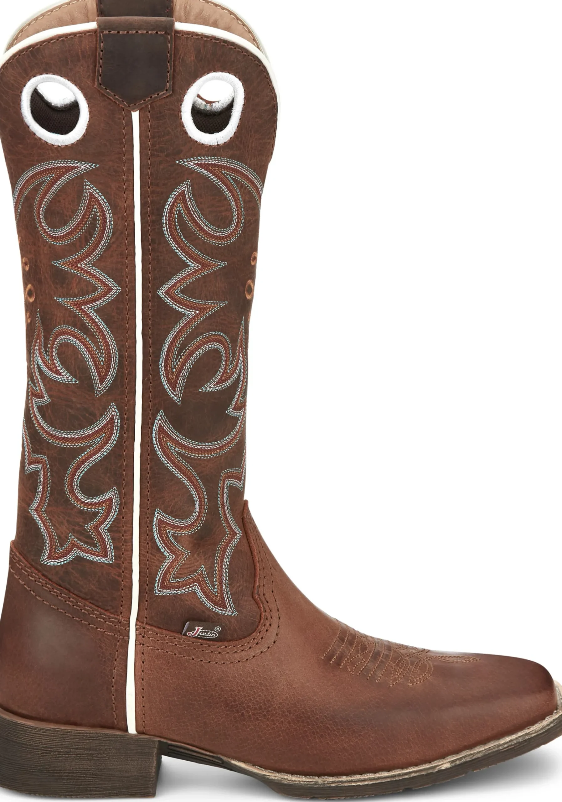Justin Boots Cam 13" Western Boot Leather Brown Discount