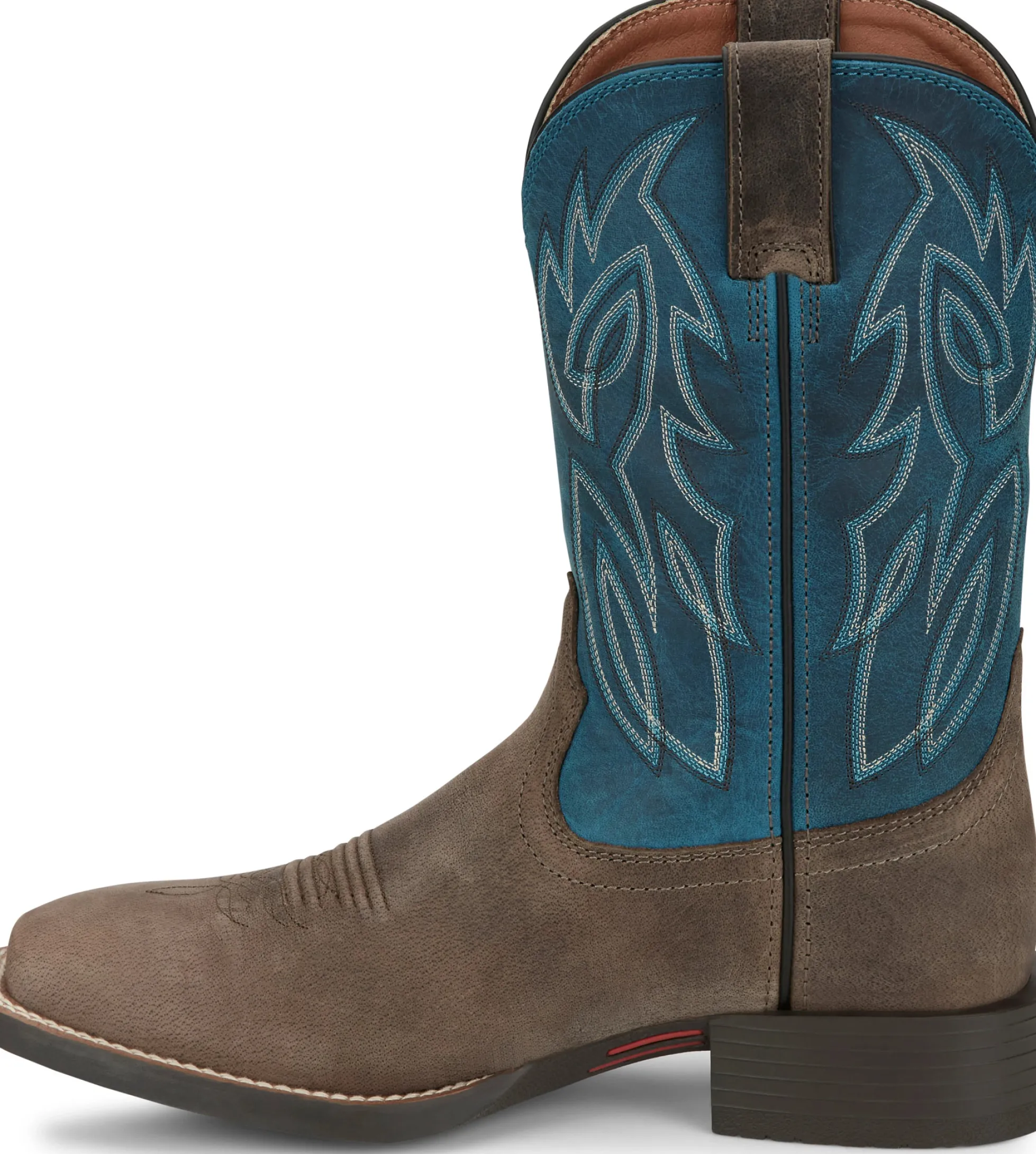 Justin Boots Canter 11" Western Shadow Grey New