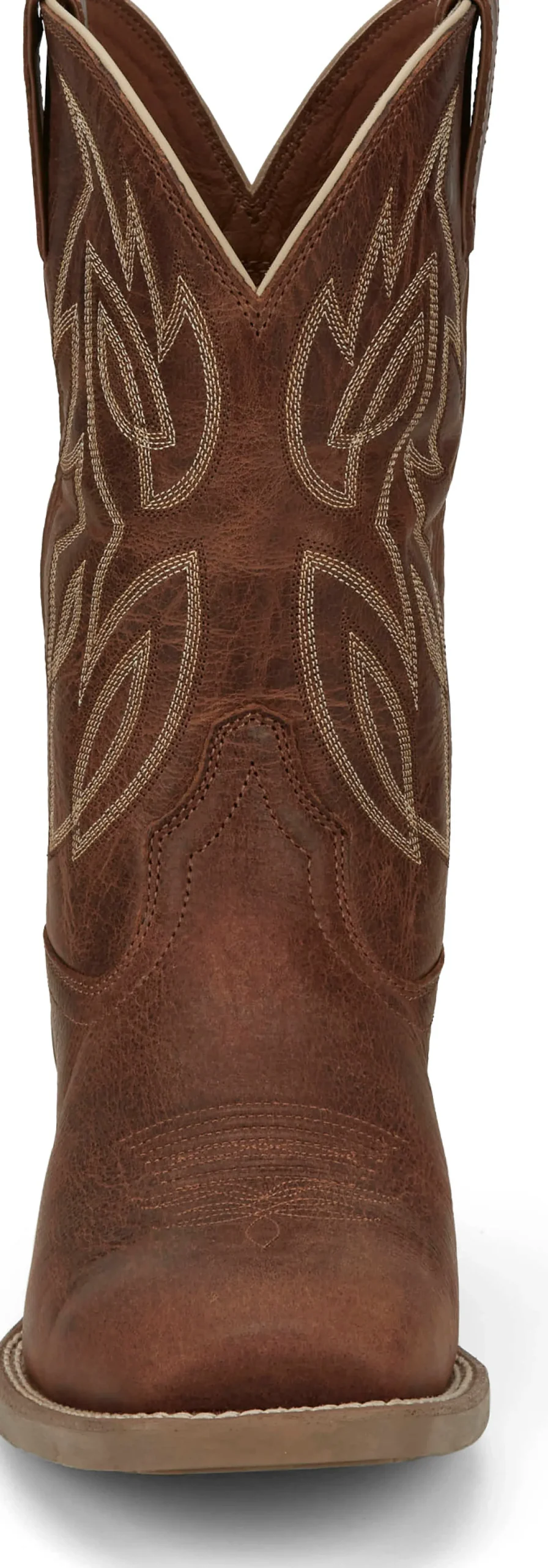 Justin Boots Canter 11" Western Amber Brown Outlet