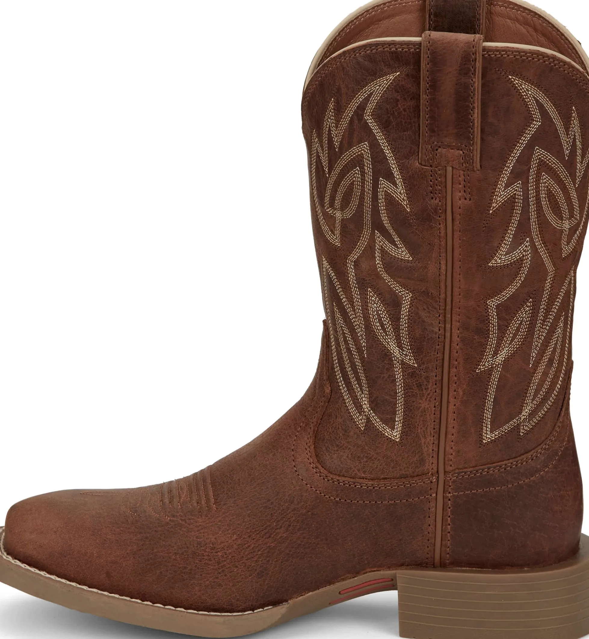 Justin Boots Canter 11" Western Amber Brown Outlet