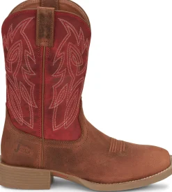Justin Boots Canter 11" Western Roasted Cognac