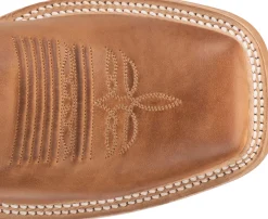 Justin Boots Cap 11" Western Distressed Cognac Best