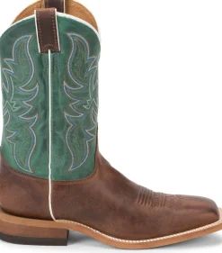 Justin Boots Cap 11" Western Aged Brown
