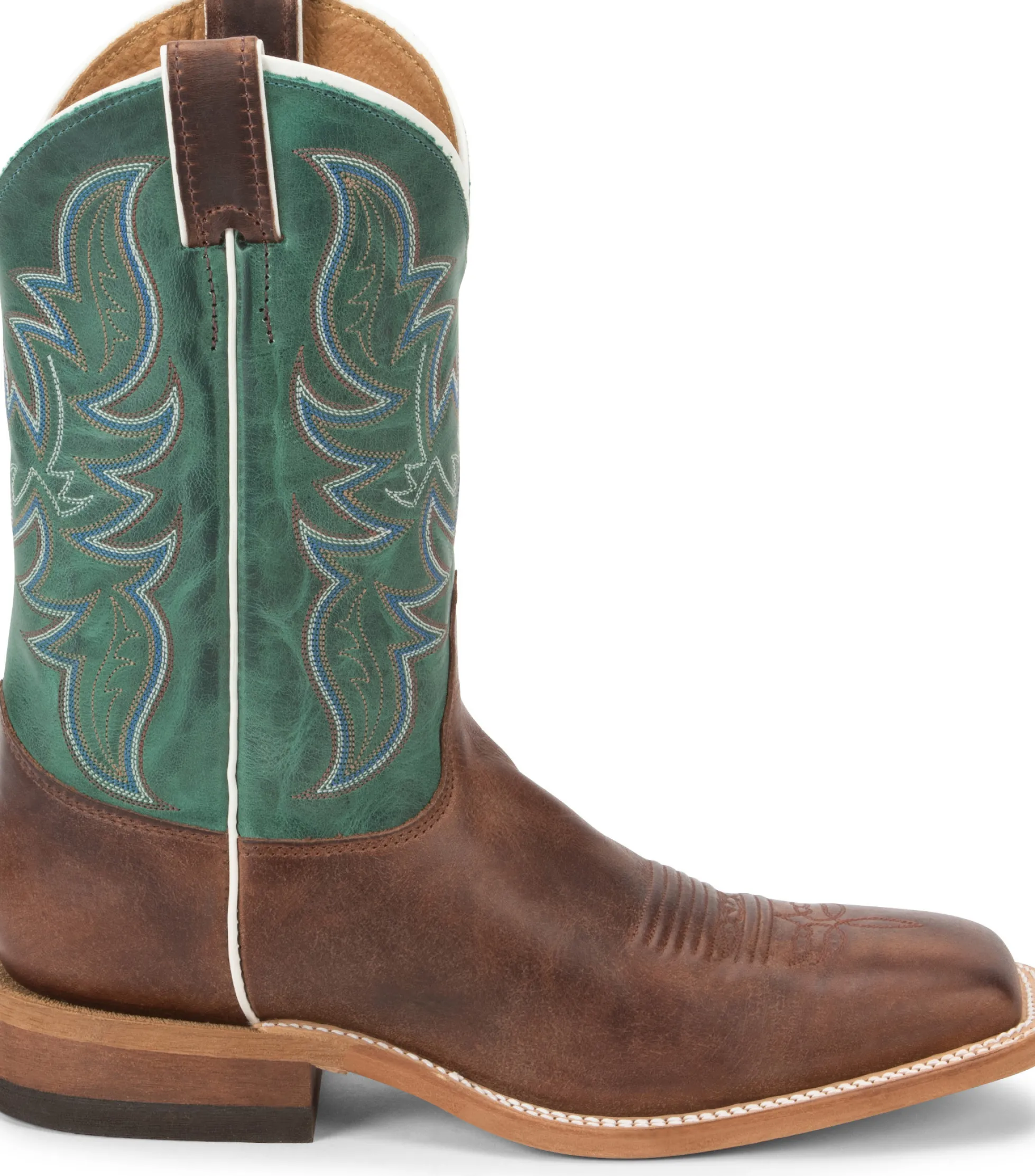 Justin Boots Cap 11" Western Aged Brown