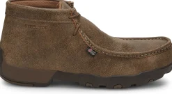 Justin Boots Cappie Steel Toe Tan Bomber New
