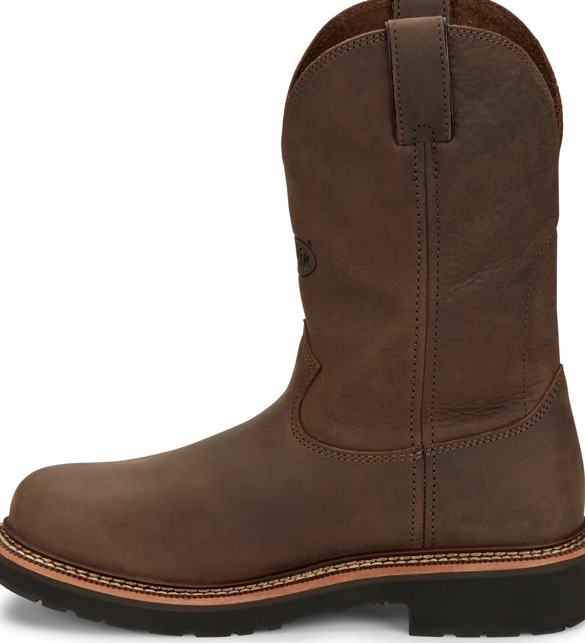 Justin Boots Carbide 11" Steel Toe Hickory Brown Hot