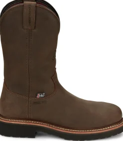Justin Boots Carbide 11" Waterproof Steel Toe Hickory Discount