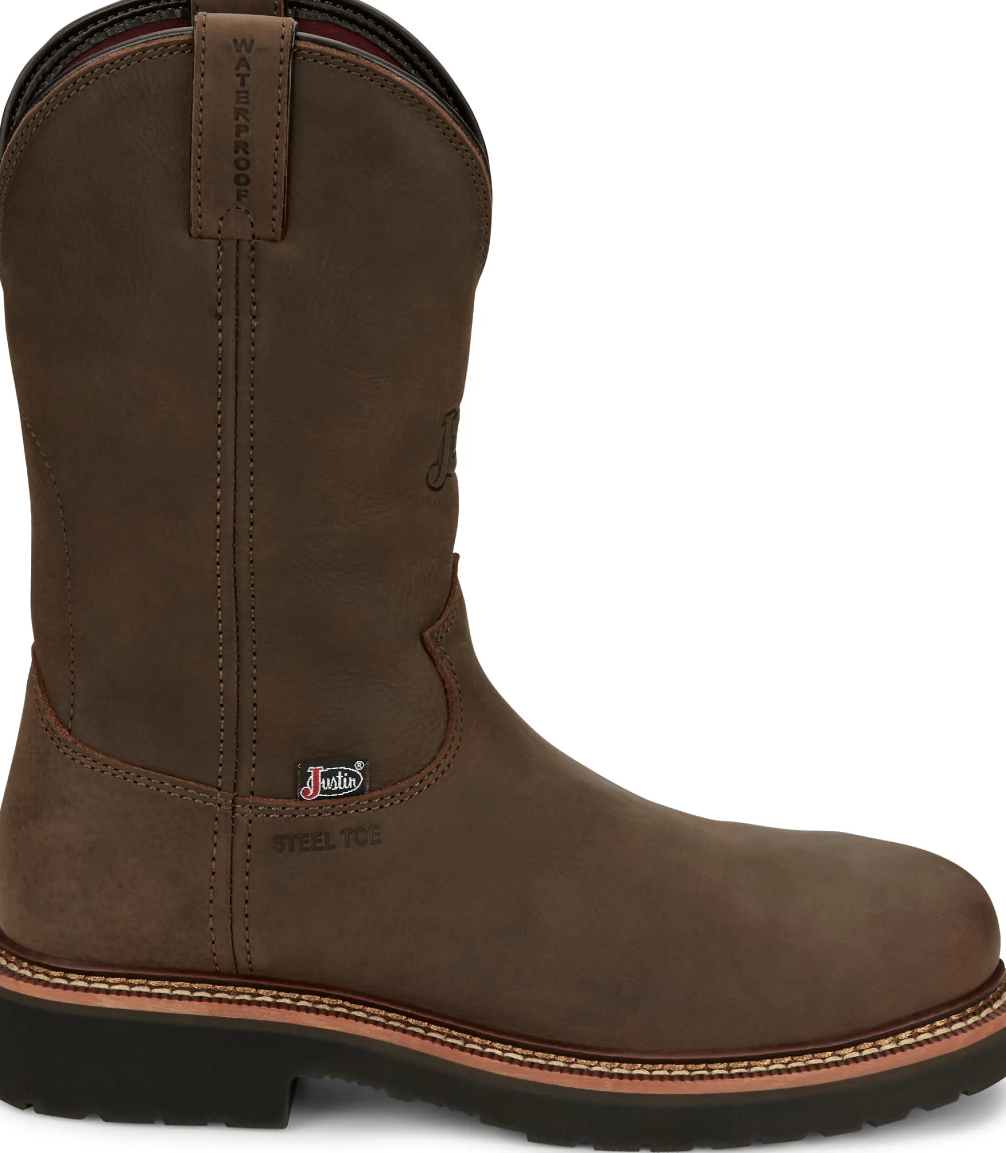 Justin Boots Carbide 11" Waterproof Steel Toe Hickory Discount