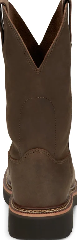 Justin Boots Carbide 11" Work Boot Hickory Brown Clearance